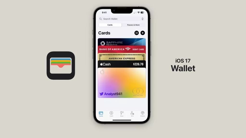 wallet ios 17
