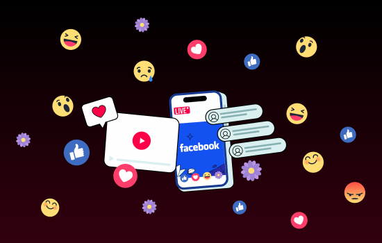 прямий ефір у Facebook на мобільному