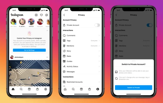 приватний обліковий запис в Instagram