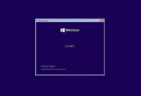windows 10 install