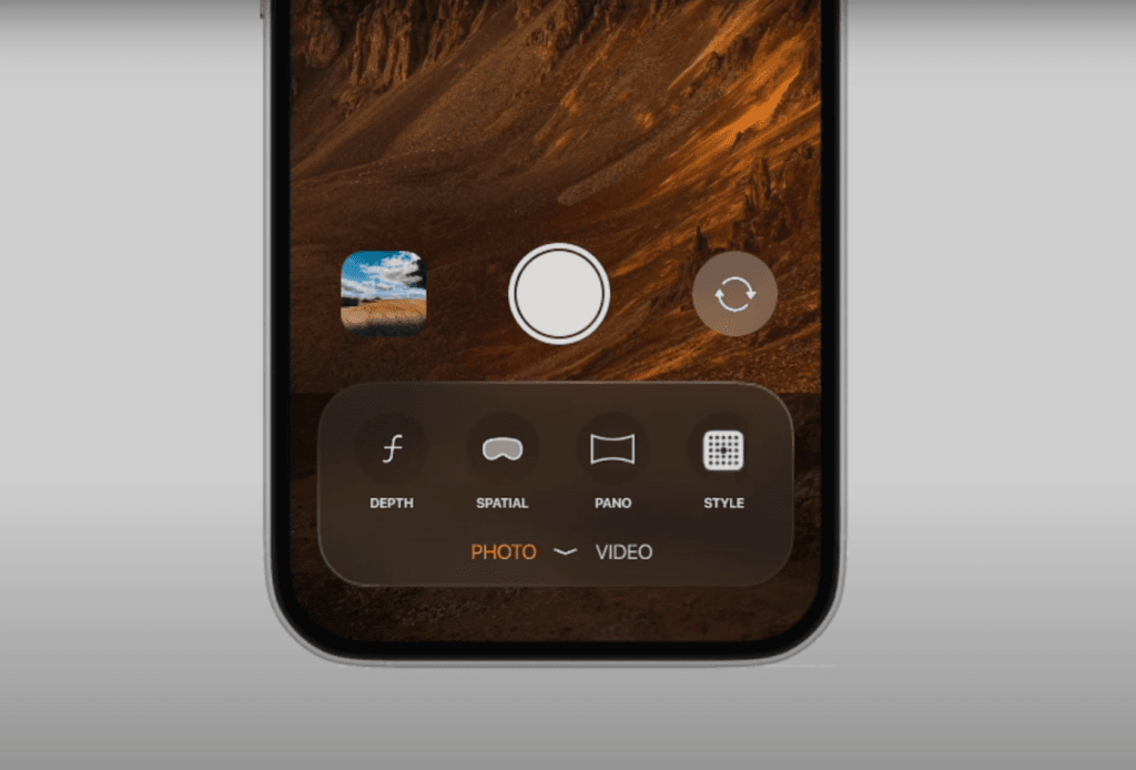 Новий дизайн камери iOS