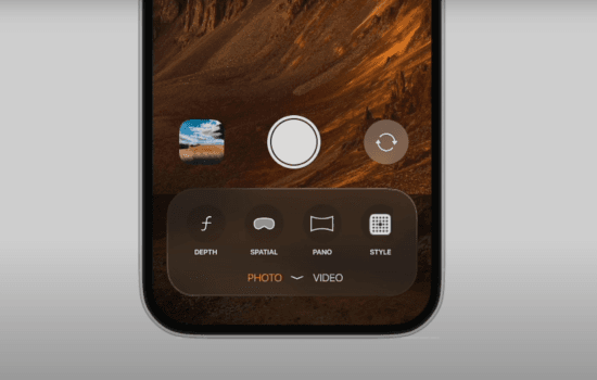 Новий дизайн камери iOS
