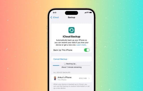 резервне копіювання на iPhone