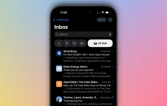налаштувати сповіщення про пошту на iPhone