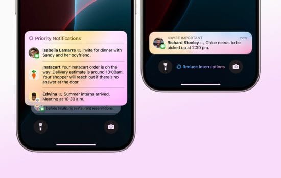 Apple Priority Notifications