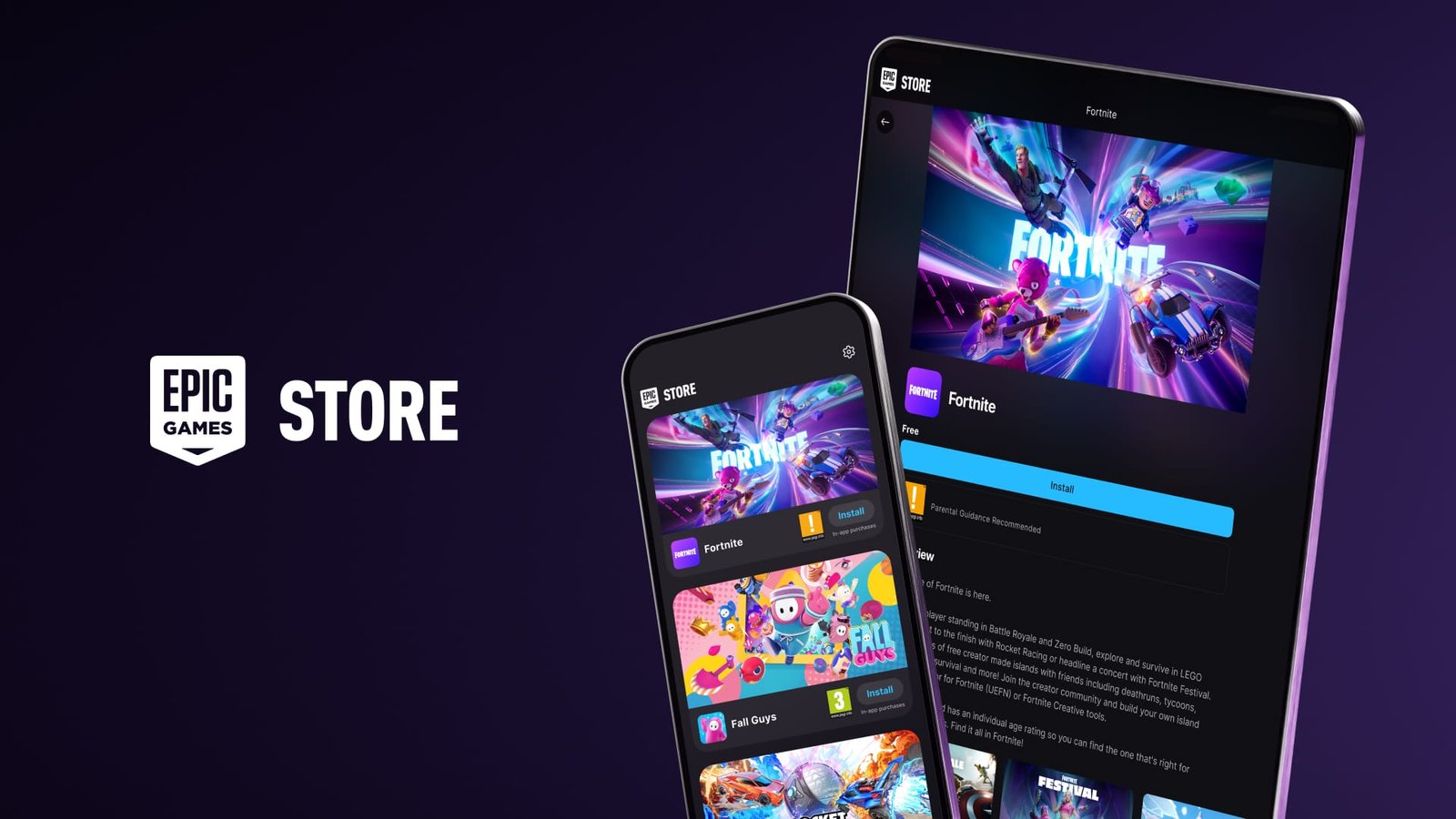 Epic Games Store mobile App