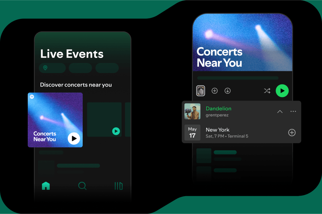 Spotify - концерти поблизу тебе