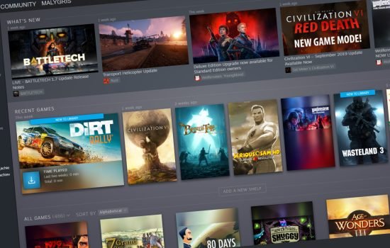 Бібліотека Steam