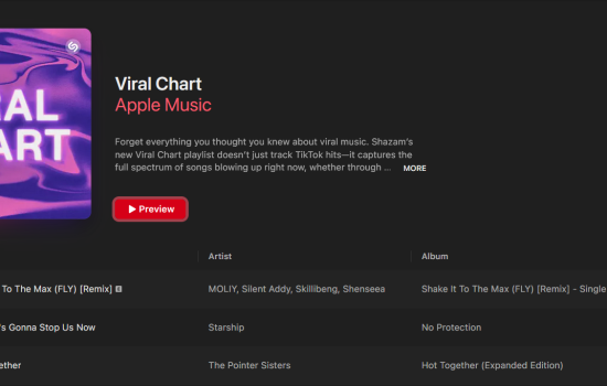 Apple Music Vira Chart