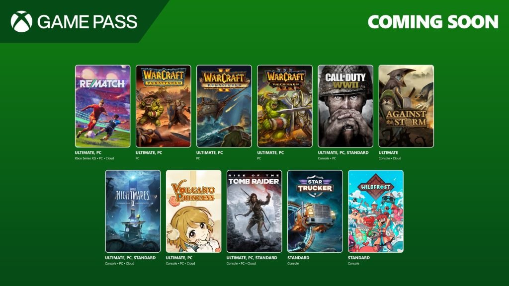 Xbox Game Pass June