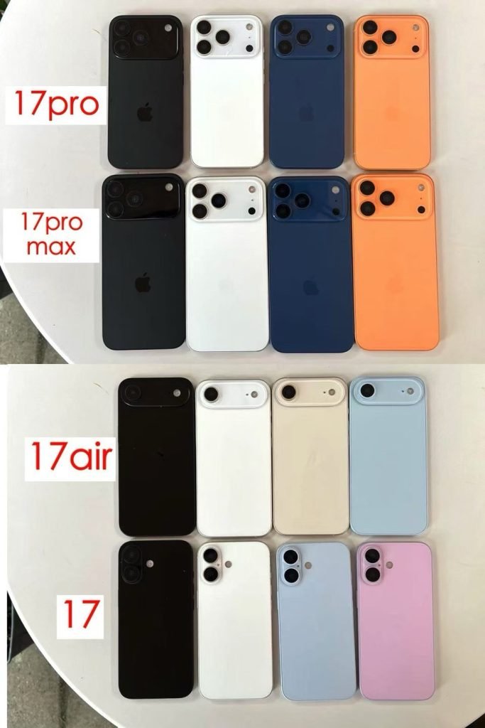 Лінійка iPhone 17 кольори