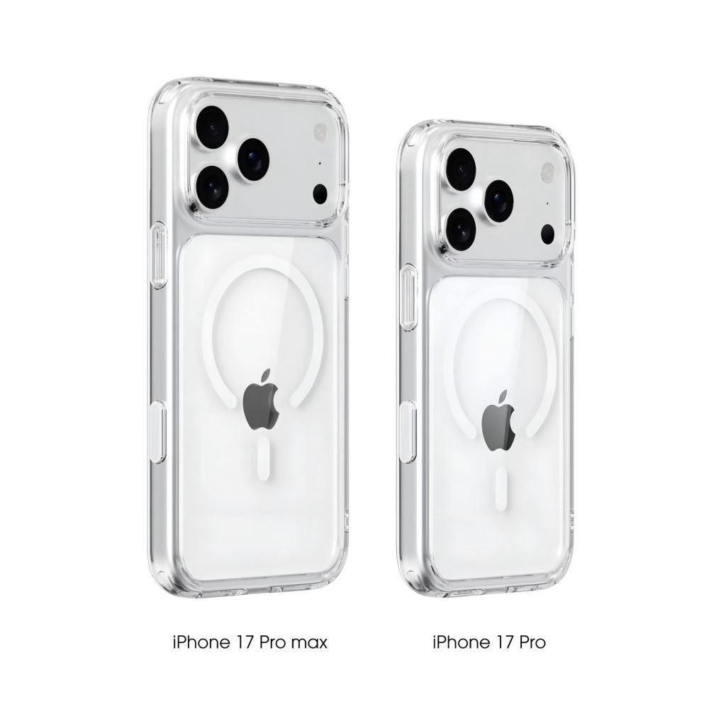 iPhone 17 Pro max and 17 Pro new logo pos