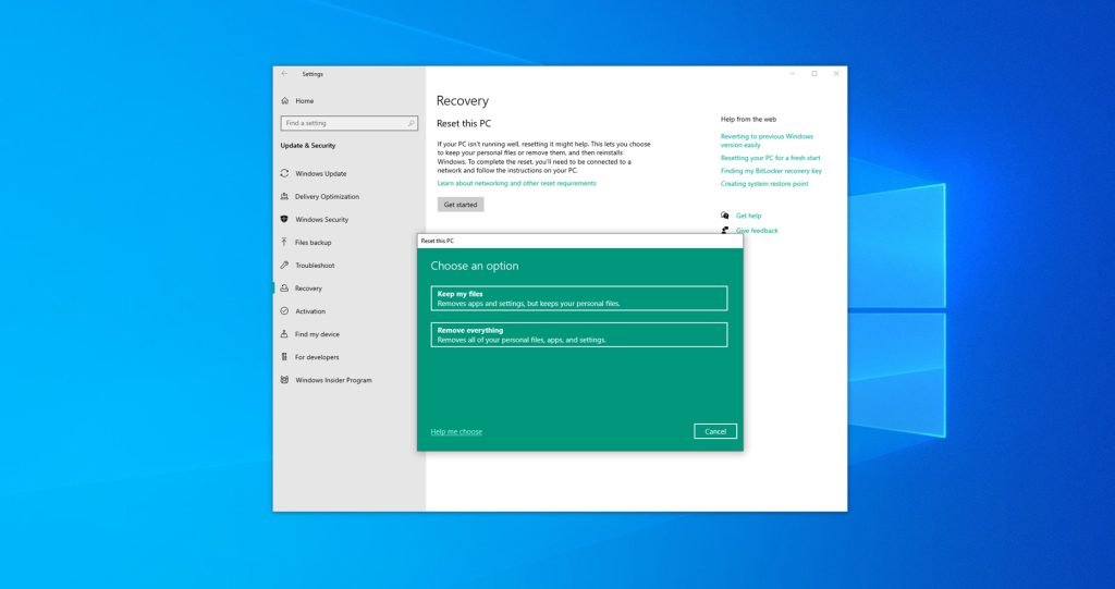 Оновлення Windows 11 і Windows 10 Recovery