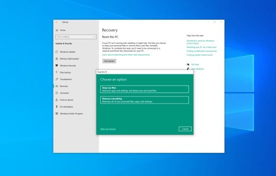 Оновлення Windows 11 і Windows 10 Recovery