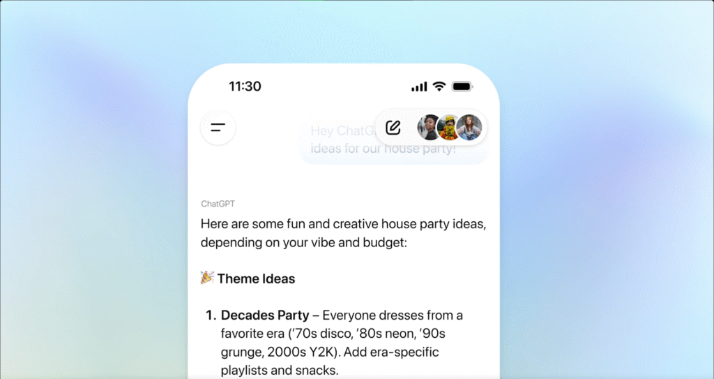 Групові чаті ChatGPT 