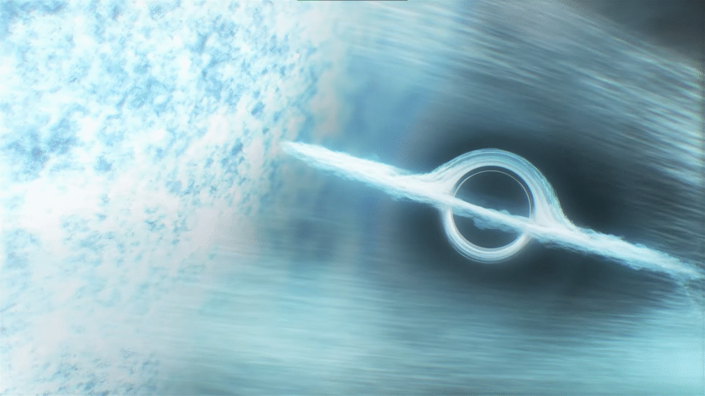 Чорна діра поглниає зірку