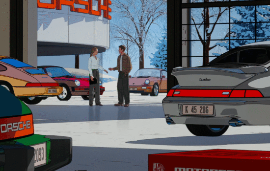 Новорічна реклама Porsche